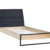 Bed 90x200 IRONY - Schuin Hoofdbord Hout -Lifetime || ESSENZA || Zuiver Winkel 13045 deba meubelen slaapkamer richter young design irony