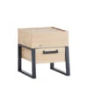 Nachttafel IRONY - Blank Eik Hout -Lifetime || ESSENZA || Zuiver Winkel 13059 deba meubelen slaapkamer richter young design irony