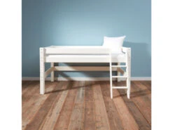 Ombouwbed / Hoogslaper Met Bureau BED4LIFE - Wit Wit -Lifetime || ESSENZA || Zuiver Winkel 13075 deba meubelen slaapkamer richter young design bed4life