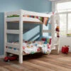 Stapelbed NOVA - Wit Wit -Lifetime || ESSENZA || Zuiver Winkel 13084 deba meubelen slaapkamer richter young design nova