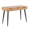 Bureau NEPTUN - Wild Oak/Matt Black Hout -Lifetime || ESSENZA || Zuiver Winkel 16667 deba meubelen bureau actona neptun