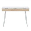 Bureau NEPTUN - White/Oak Wit -Lifetime || ESSENZA || Zuiver Winkel 16669 deba meubelen bureau actona neptun