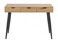 Bureau NEPTUN - Wild Oak/Matt Black Hout -Lifetime || ESSENZA || Zuiver Winkel 16670 deba meubelen bureau actona neptun