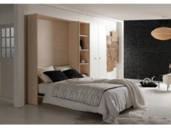 Opklapbed 2 Persoons BASE - Wit Wit