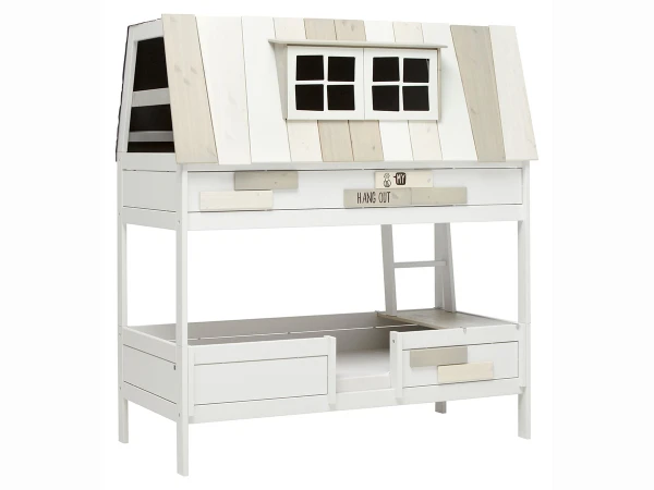 Lifetime Avonturenbed MY HANGOUT Met Rolbodem - Wit Gelakt Wit 3 Lifetime Avonturenbed MY HANGOUT Met Rolbodem - Wit Gelakt Wit