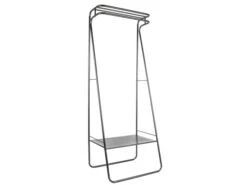 PRESENT TIME Schoenenrek Met Kapstokbar Zwart