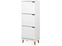 Kast Schoenenkast MITRA - Wit/eik Wit
