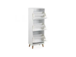 Kast Schoenenkast MITRA - Wit/eik Wit -Lifetime || ESSENZA || Zuiver Winkel 18105 deba meubelen opbergruimte en inkom actona mitra