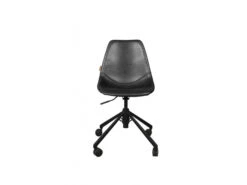 Bureaustoel FRANKY - Black Zwart -Lifetime || ESSENZA || Zuiver Winkel 18284 deba meubelen bureau dutchbone franky