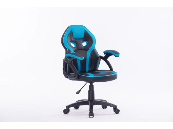 Bureaustoel KIDZ - Blauw/Zwart Blauw 4 Bureaustoel KIDZ - Blauw/Zwart Blauw - Afbeelding 2