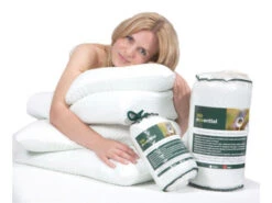 Hoofdkussen Contour, Perfo BIOGREEN - Wit Wit -Lifetime || ESSENZA || Zuiver Winkel 2413 deba meubelen slaapkamer innersleep biogreen 1