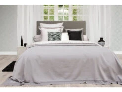 Bedsprei PERSA - Donkergrijs Grijs