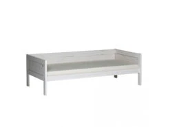 Lifetime Basisbed Met Luxe Lattenbodem - Kleur: Whitewash Wit