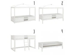Lifetime 4 In 1 Bed Combinatie Wit