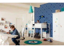 Lifetime 4 In 1 Bedcombinatie/luxe Lattenbodem - Wit Gelakt Wit -Lifetime || ESSENZA || Zuiver Winkel 6735 deba meubelen slaapkamer lifetime life time