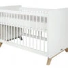 Babybed LYNN - Wit/Naturel Wit -Lifetime || ESSENZA || Zuiver Winkel 6740 deba meubelen slaapkamer bopita lynn