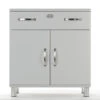 Commode MALIBU - Aluminium Grijs