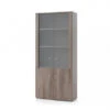Kast Hoge Kast Met 2 Deuren Mat Glas ARCHIVOS ARMARIOS Hout -Lifetime || ESSENZA || Zuiver Winkel 8800 deba meubelen bureau j gorbe archivos armarios