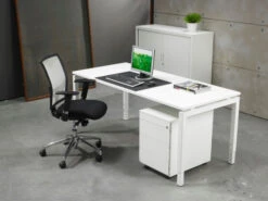 Ladeblok Met 4 Laden ORANGE - Wit Wit -Lifetime || ESSENZA || Zuiver Winkel 8855 deba meubelen bureau