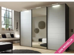 Staud Schuifdeurkast, Incl. Verlichting Grijs -Lifetime || ESSENZA || Zuiver Winkel 9205 deba meubelen slaapkamer sonate pesaro