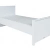 Bed BOBBY Met Hoog Hoofdbord - Wit Wit