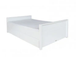 Bed BOBBY Met Laag Hoofdbord - Wit Wit -Lifetime || ESSENZA || Zuiver Winkel bopita bobby 46013