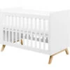 Babybed FENNA - Wit/naturel Wit