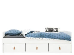 Bedbank INDY Met 3 Laden - Wit/naturel Wit