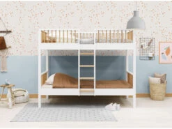 Stapelbed IVO - Wit/Naturel Wit -Lifetime || ESSENZA || Zuiver Winkel bopita ivo 73255