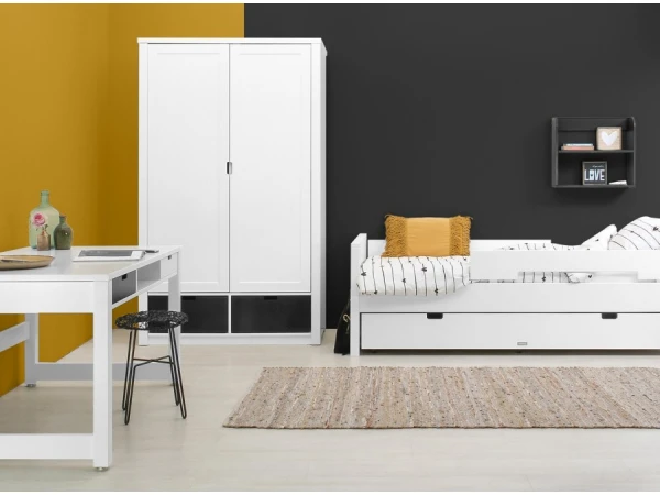 Jeugdbed JONNE - Wit Wit 5 Jeugdbed JONNE - Wit Wit - Afbeelding 3