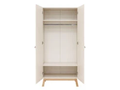 2-Deurskast LINES - Dune / Naturel Wit -Lifetime || ESSENZA || Zuiver Winkel bopita lines 69836