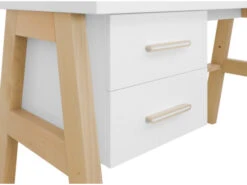 Bureau LISA - Wit/Naturel Wit -Lifetime || ESSENZA || Zuiver Winkel bopita lisa 29666