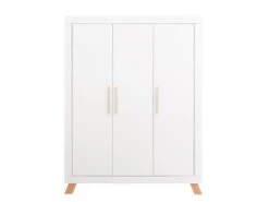 3-Deurskast LISA - Wit/Naturel Wit -Lifetime || ESSENZA || Zuiver Winkel bopita lisa 29674