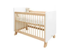 Babybed LISA - Wit/naturel Wit