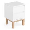 Nachttafel MIKA - Wit/eiken Wit -Lifetime || ESSENZA || Zuiver Winkel bopita mika 59417
