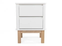 Nachttafel MIKA - Wit/eiken Wit -Lifetime || ESSENZA || Zuiver Winkel bopita mika 59419