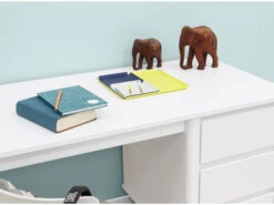 Bureau MIKA - Wit/eiken Wit -Lifetime || ESSENZA || Zuiver Winkel bopita mika 59432