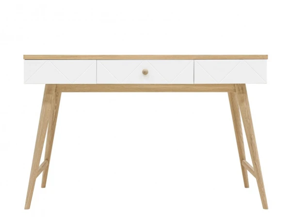Bureau PARIS - Wit/Eik Wit 6 Bureau PARIS - Wit/Eik Wit - Afbeelding 4