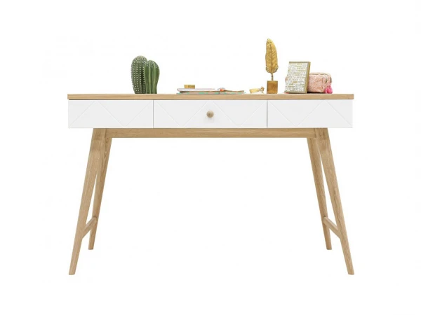 Bureau PARIS - Wit/Eik Wit 3 Bureau PARIS - Wit/Eik Wit