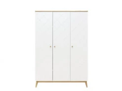 Kleerkast PARIS - Wit/Eik Wit -Lifetime || ESSENZA || Zuiver Winkel bopita paris 45951