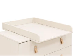 Luiertafel SAFI - Beige Beige -Lifetime || ESSENZA || Zuiver Winkel bopita safi 69910