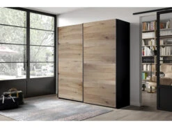 Kleerkast SITA / SLIDE - Wilde Eik Hout