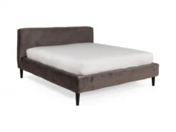 Bed Met Hoofdbord SHABBY - Velvet Bruin Bruin