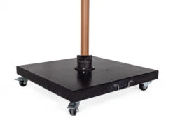 Parasol Incl. Granieten Voet/beschermhoes MIAMI - Beige Beige -Lifetime || ESSENZA || Zuiver Winkel gescova miami 66126