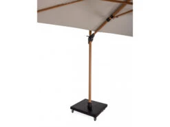 Parasol Incl. Granieten Voet/beschermhoes MIAMI - Beige Beige -Lifetime || ESSENZA || Zuiver Winkel gescova miami 66127