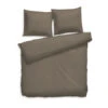 Dekbedovertrek UNI STRIPE - Taupe Grey Bruin -Lifetime || ESSENZA || Zuiver Winkel heckett amp lane uni stripe 23455