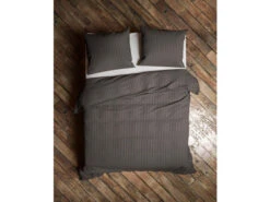 Dekbedovertrek UNI STRIPE - Dark Gull Grey Grijs -Lifetime || ESSENZA || Zuiver Winkel heckett amp lane uni stripe 23465