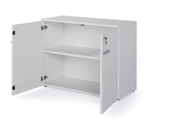 Kast Lage Kast ARCHIVOS ARMARIOS - Wit Wit 3 Kast Lage Kast ARCHIVOS ARMARIOS - Wit Wit - Afbeelding 2