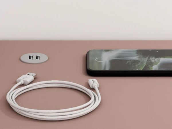 USB-kit JULES Rvs 3 USB-kit JULES Rvs