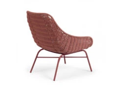 Loungestoel ABELI - Terracotta Roze -Lifetime || ESSENZA || Zuiver Winkel kave home abeli 42723